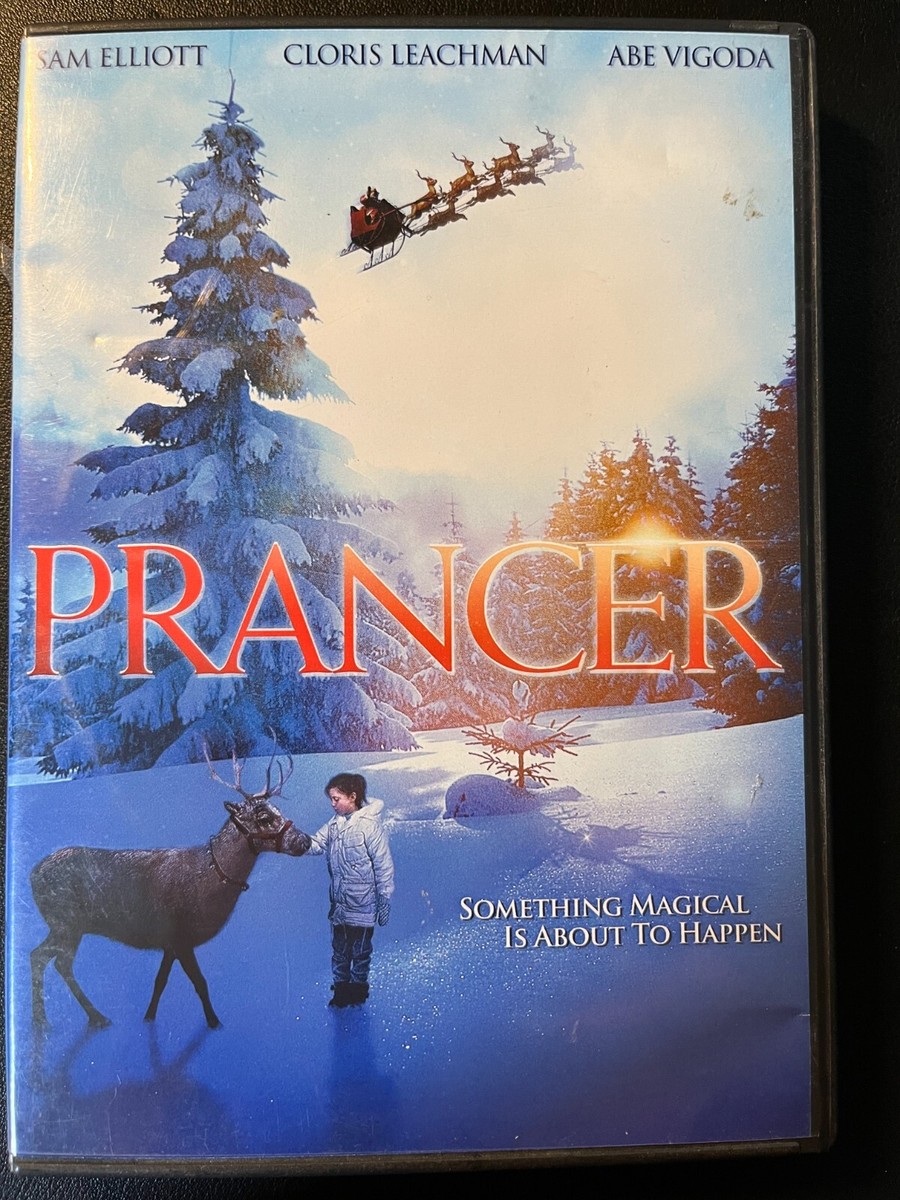 Prancer DVD 1989 Sam Elliot Cloris Leachman Abe Vigoda Widescreen