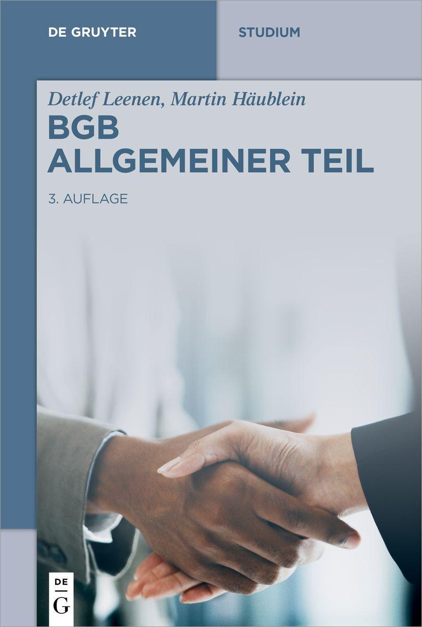 Thumbnail - Bgb Allgemeiner Teil: Rechtsgeschäftslehre Detlef Leenen