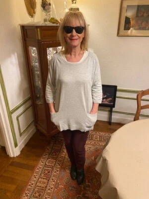 Pull long gris ESPRIT Taille 2XL - Photo 1/4
