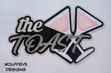 CRAFTECAFE WEDDING LOVE TITLE premade paper piecing scrapbook diecut page albuM