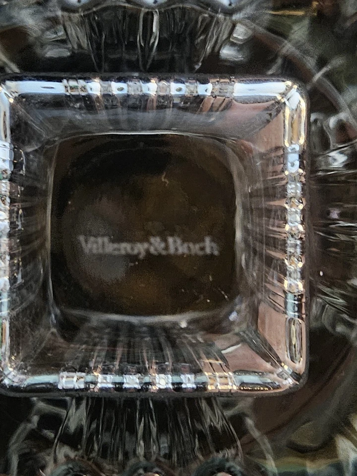 Villeroy & Boch 水晶艺术装饰风格花瓶 7.5 英寸复古 — 第 4/4 张图片