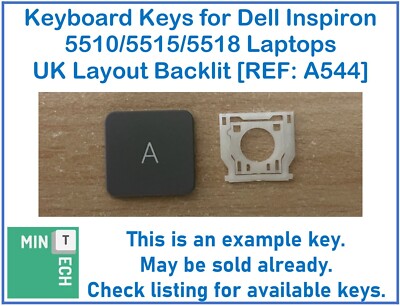 Tastatur Ersatz Tasten für Dell Inspiron 5510/5515/5518 Laptops UK Hintergrundbeleuchtung