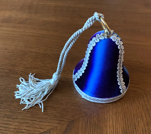 Musical Bell  Oh Come, All Ye Faithful ~ Blue Velvet Hummelwerk West Germany