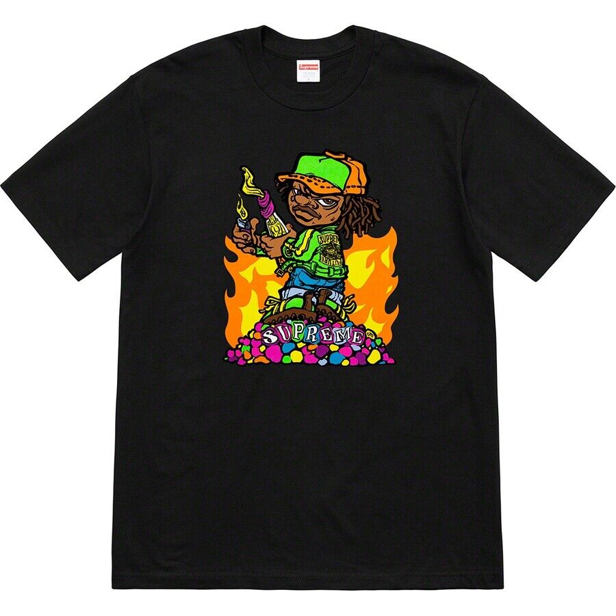 売上実績NO.1 Molotov Supreme Kid eBay | 19 S/S M Black Tee デッキ