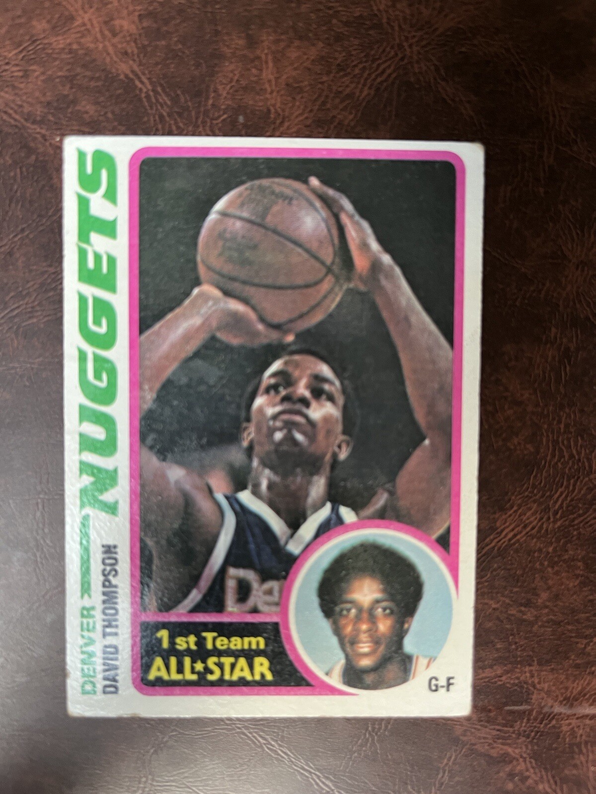 1978-79 Topps Basketball #100: David Thompson, Denver Nuggets All-Star