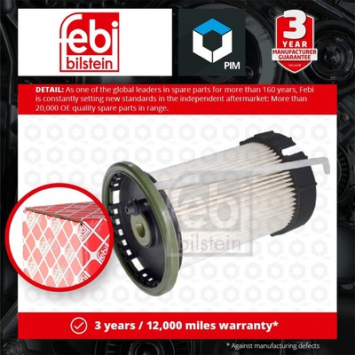 Fuel Filter fits VW PASSAT 2.0D 08 to 14 7N0127177A 7N0127177C VOLKSWAGEN Febi