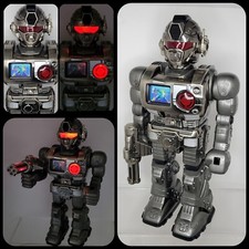 King Titan Robot Premium Electronic Action Figure Toy Electro-Plated - READ 