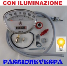KIT CONTACHILOMETRI 120 KM/H PER VESPA 125 PRIMAVERA ET3 BIANCO