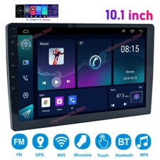 Car Stereo Radio 10.1" Android 11 Double 2DIN Touch Screen GPS Wifi Player Navi