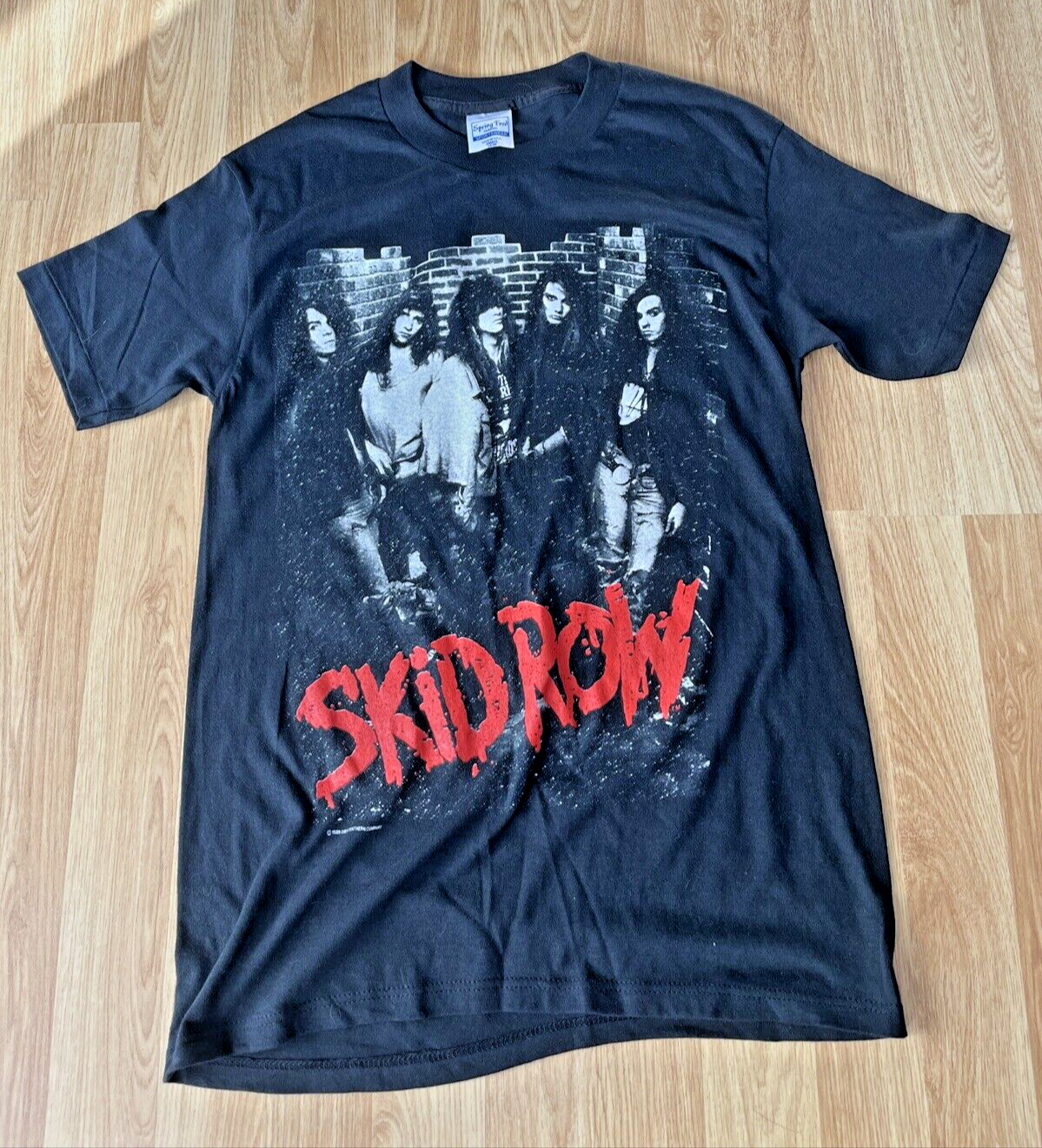 FILA T shirt vintage Skid Row Youth Gone Wild 1989 taglia 34 36” piccola punto singolo