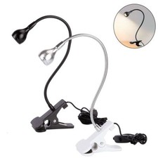 USB Flexible Reading LED Light Clip-on Beside Bed Desk Table Lamp Book Lamp
