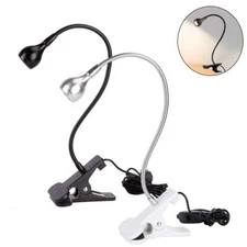 USB Flexible Reading LED Light Clip-on Beside Bed Desk Table Lamp Book Lamp