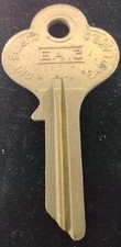 Blank Key Curtis EA-13 Appx 2" Uncut New Old Stock USA Made *Choose Quantity*