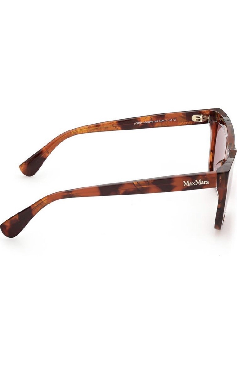 MaxMara 55mm Rectangular Logo4 Sunglasses | eBay