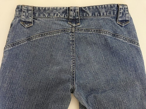 Vtg DKNY Bareback Jeans Womens Size 1 26 x 31 Low Rise Exposed Zipper Distressed - Picture 8 of 12