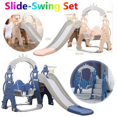 toddler slide swing set