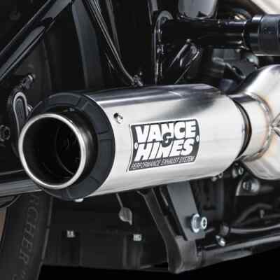 Vance & Hines 27337 Exhaust 2-into-1 Stainless 22-24 Harley