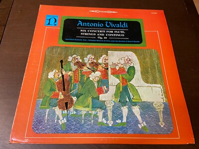 Vivaldi~Six Concerti for Flute, Strings, Continuo~NM~INNER~Nonesuch LP~Eustache