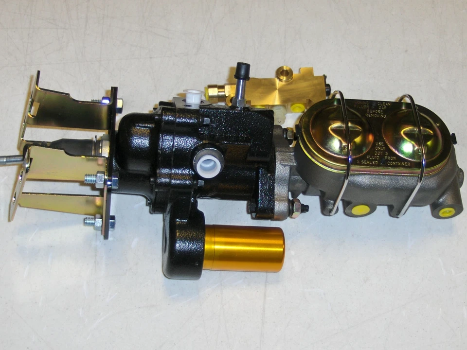 Amplificador de freno eléctrico de tambor de disco Hydro-Boost Chevy Chevelle 67-72 + cilindro maestro Foto 4 de 4