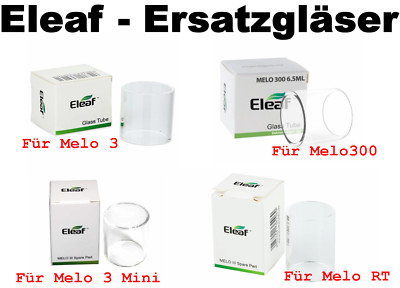 Eleaf Ersatzglas Auswahl Melo 2 Melo 3 Mini iJust S Pyrex Tube Tankglas Glas