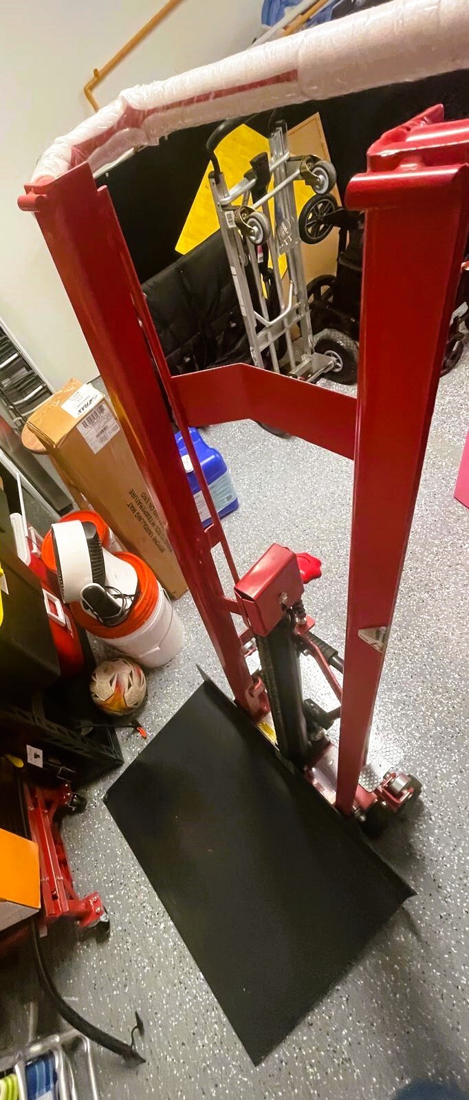 DAYTON Manual Platform Lift Truck/Stackers 750 lb Load Capacity eBay