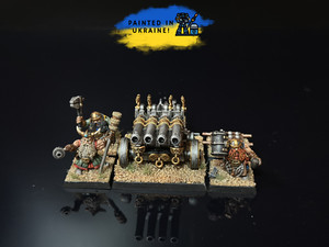 Warhammer Dwarfs x1 FLAME CANNON 90s 00s Oldhammer Organ Gun Bolt Stone