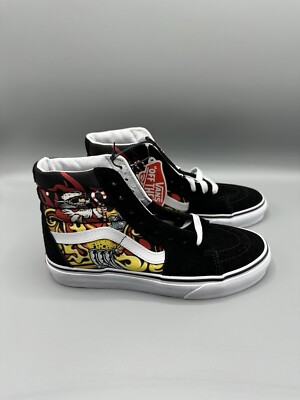 VANS Sk8 Hi Santa Flame Mens Size 5 / Women s Size 6.5 Skate Sneakers