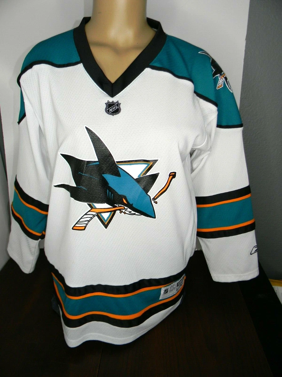 Reebok San Jose Sharks Hockey Jersey Youth Size Large / XL NHL 