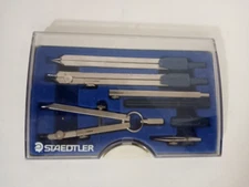 Staedtler Arco Italy Precision Math Drafting Compass Set w Case No. 559 09