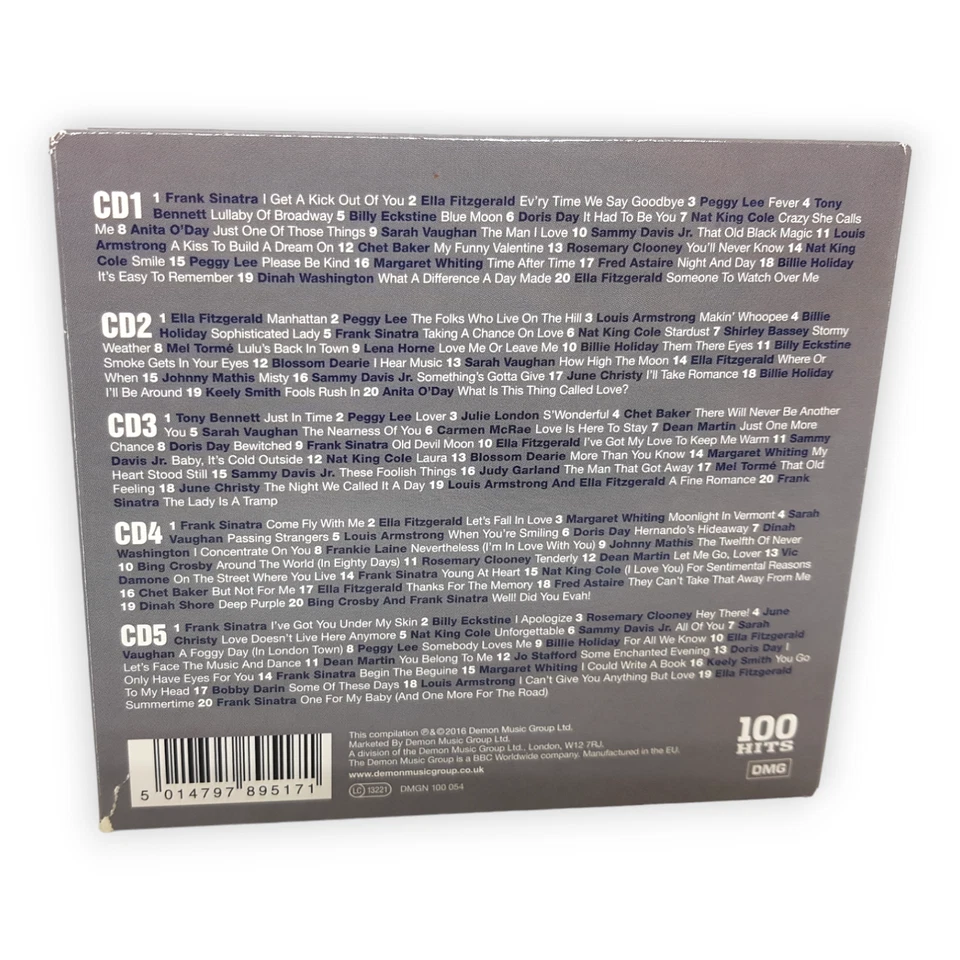 100 Hits American Songbook 5 CDs Timeless Tracks from Legends Musik Compilation - Bild 2 von 4