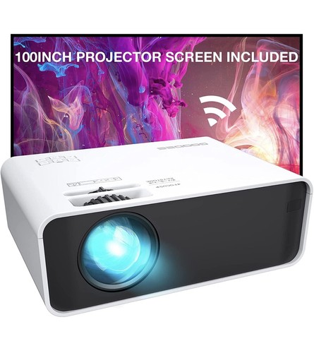GooDee WiFi Mini Projector with 