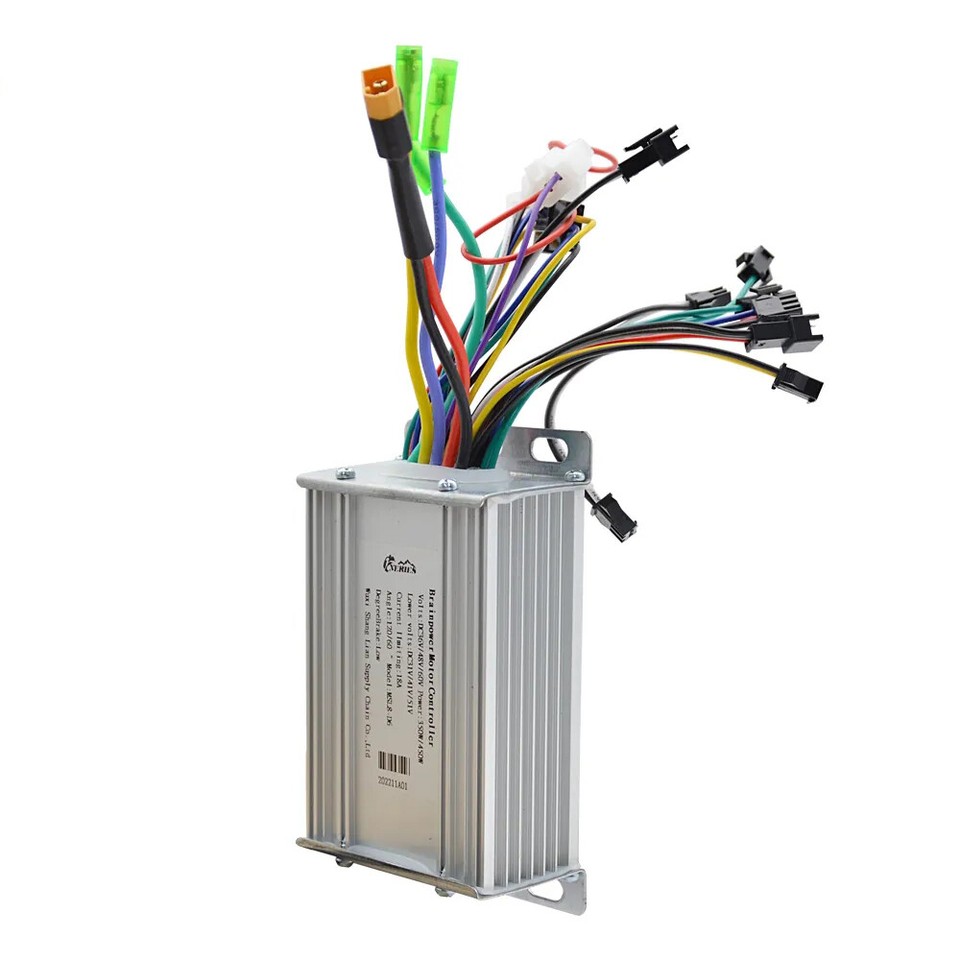 BuyWeek Electric Bicycle Motor Controller Kit, DC 36 V 48 V E-Bike 30 A Controller S866 LCD Display Panel Kit For 1000 W Motor, For E-Bike Electric Scooter