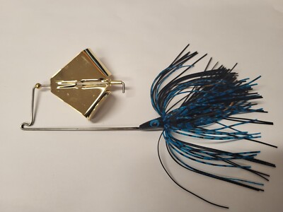Custom Hand Painted Gold Blade Buzzbait