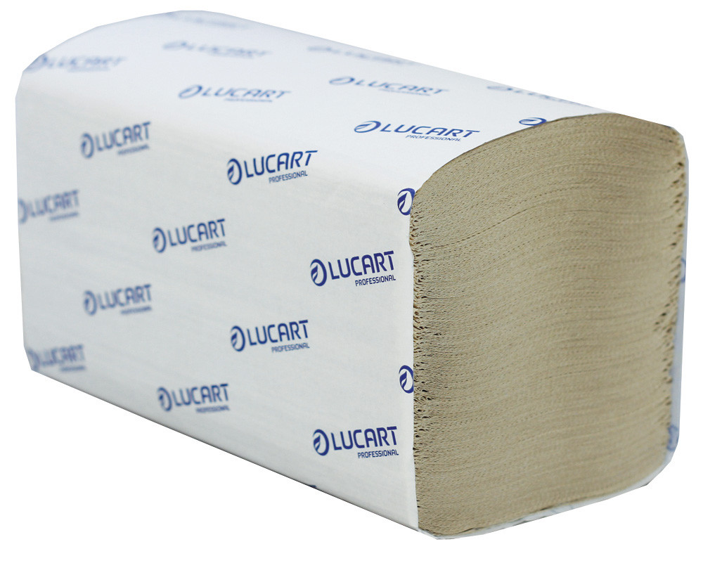 EcoFriendly Lucart EcoNatural V Interfold 863044 2 Ply Paper Towel