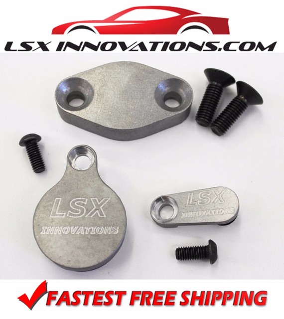LS Truck EGR EVAP Purge Solenoid Plug Intake/exhaust Block off Plate 5.