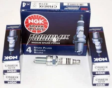 Set of 4 Genuine NGK 4218 Iridium Spark Plugs CR8EIX