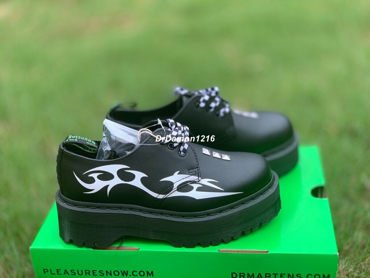 NIB DR. MARTENS X PLEASURES 1461 TRIBAL PLATFORM Shoes NIB DR. MARTENS X PLEASURES 1461 TRIBAL PLATFORM Shoes