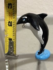 Vintage pvc figure Killer Whale Mammals Mammal Orca SeaWorld Collectible Rare