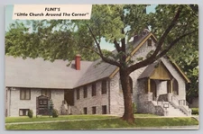 Flint Michigan, St Andrew's Episcopal Church, Vintage Postcard