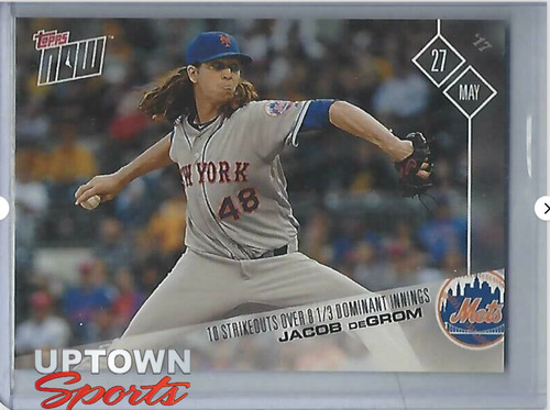 2017 Topps Now 186 Jacob deGrom