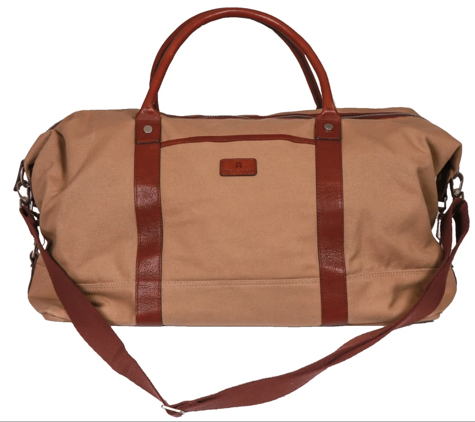 Bolso de viaje de lona caqui Trafalgar X2101 Foto 2 de 4