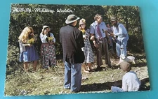 Hillbilly Military Weddin' Post Card