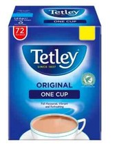 Tetley One Cup Tea Bags 72 pack British English Tea FAST UK Worldwide POST 0.09 per strip