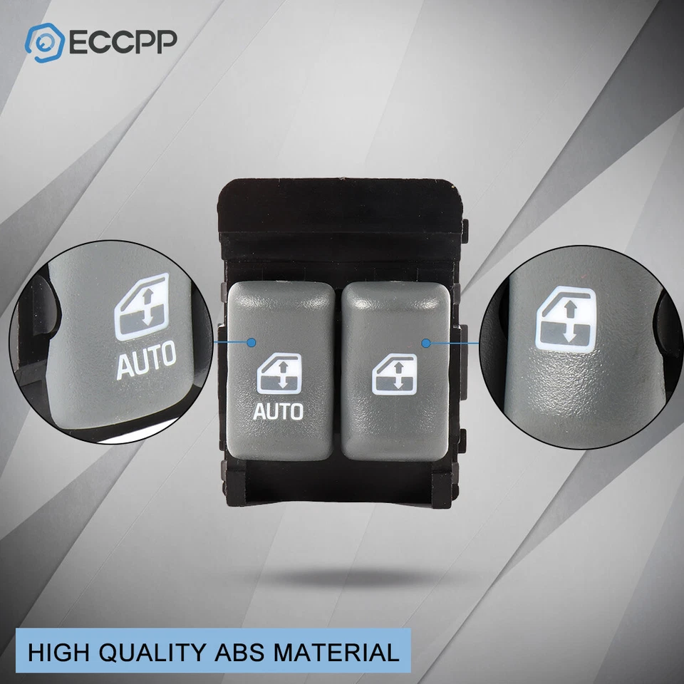 Interruptor de ventana eléctrica para Pontiac Grand Prix Sunfire 2 puertas 1995-2002 delantero izquierdo Foto 2 de 4