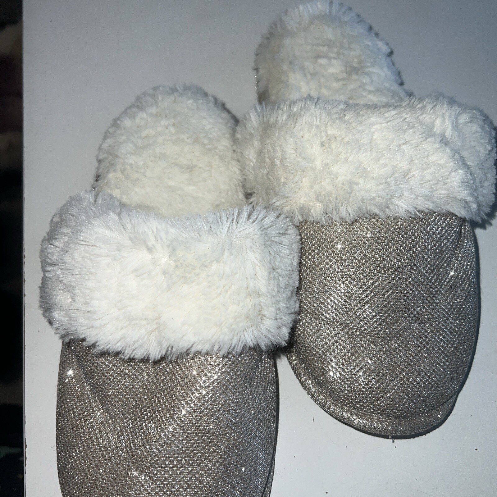 PANTOFOLA D’ORO INC International Concepts Pantofole Donna Med 7 8 Pantofole Scuff Metallizzate Oro