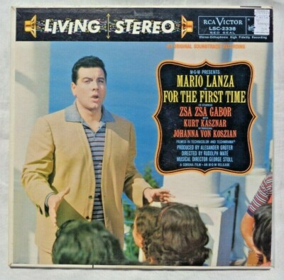 Mario Lanza For The First Time 1959 LSC-2338 Shaded Dog Indianapolis Pressing VG