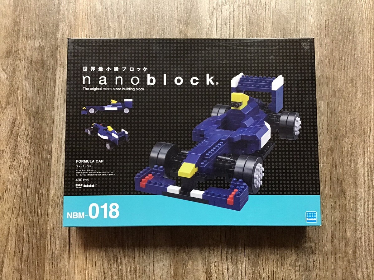 Nanoblock Formula Car 018 Brand New! Hard To Find! Level Four, 400