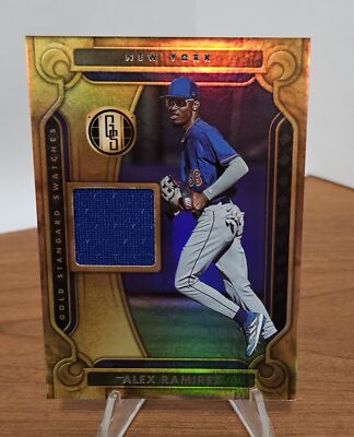 2023 Panini Chronicles #GSS-AR Alex Ramirez Gold Standard Swatches