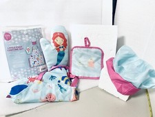 Mermaid Chef Play Costume Set Apron Hat Pot Holders Halloween