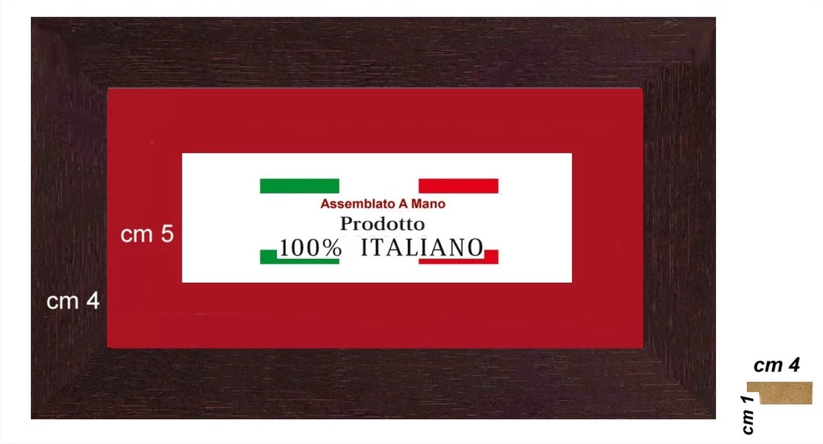 Promo Ideal Cornice In Legno 18x24 Cm – Colore Rosso, Marca Deknudt, Modello S40CL4, Per Foto E Ritratti